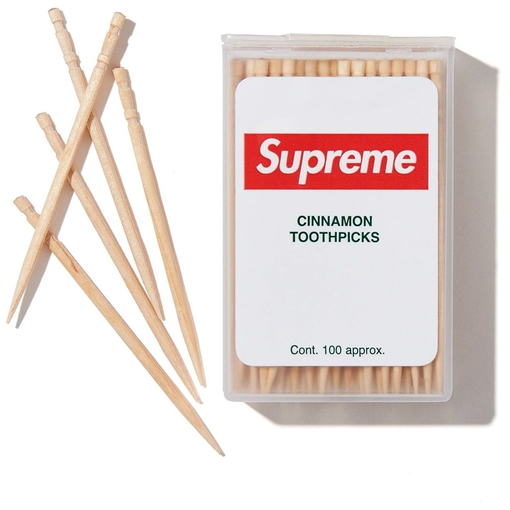 Supreme Cinnamon Toothpicks - Natural Wood